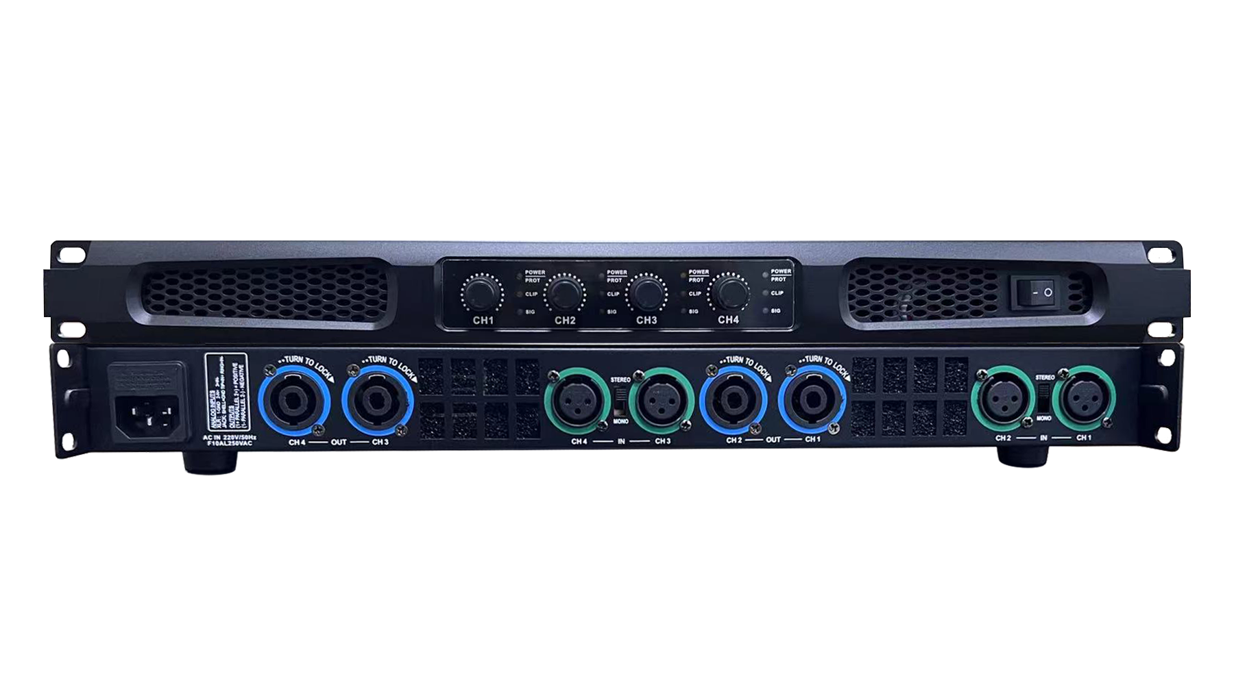 4通道400W数字功放-SPR-QC4400