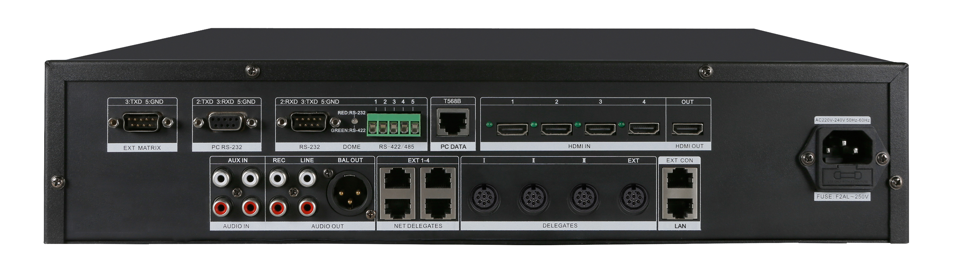 智能型触控式会议主机 （视频+表决+会议服务）-SPR-HT950M